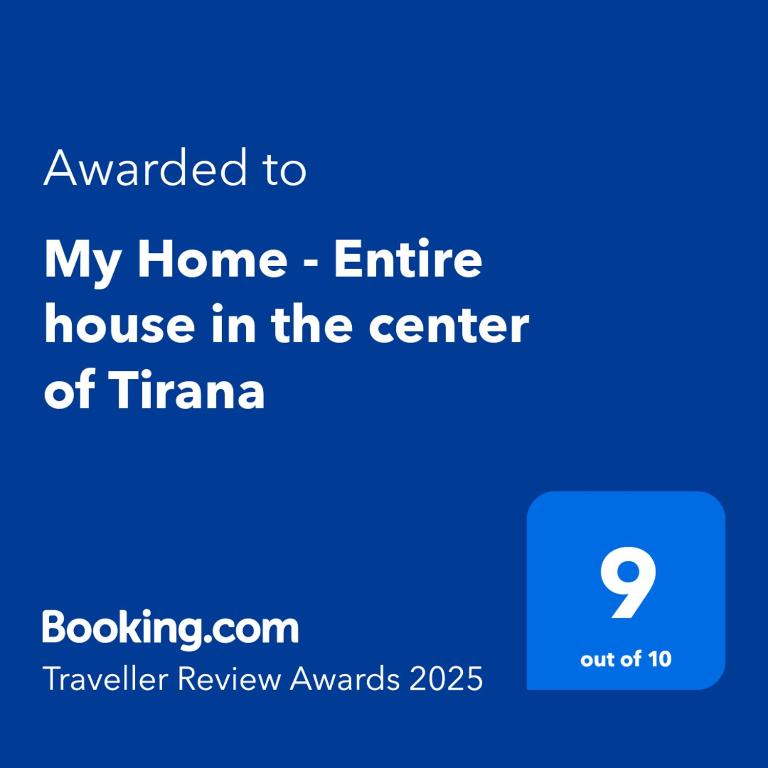 My Home - Entire house in the center of Tirana
